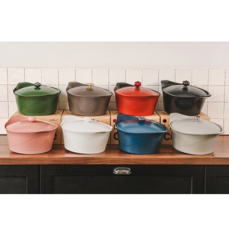Cocotte Cookut 33 Cm - Graphite/Noir - En Aluminium - Neuf - Pour Cuisine Familiale