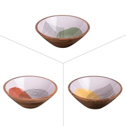 Saladier Sunset 30 cm en bois