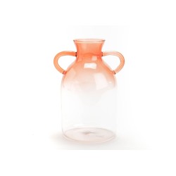 Vase vintage orange 17 cm 