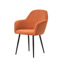 Fauteuil Velvet ocre