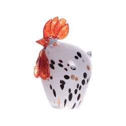 Poule blanche 10 cm