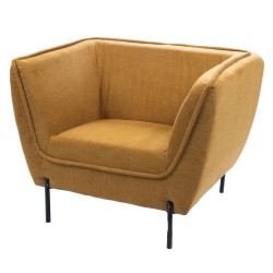Fauteuil Provence moutarde