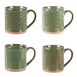 Coffret de 4 mugs Jaspe 35...