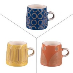 Mug Graphique 45 cl (lot de 3)