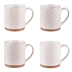 Coffret de 4 mugs Jaspe 35...