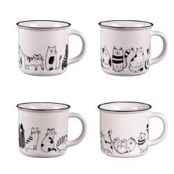 Coffret 4 mugs 35 cl Friends