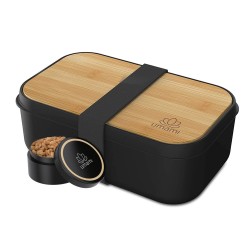 Bento 1 l noir et bambou