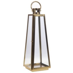 lanterne conique dorée 50 cm 