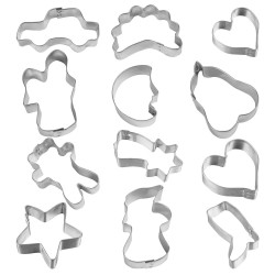 Set de 12 emportes pièces