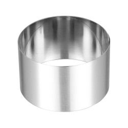 Cercle à dessert 5 cm en inox