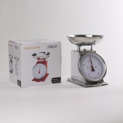 Balance mécanique de cuisine en inox 5kg/20g