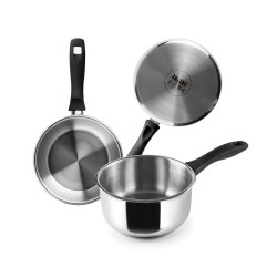 Casserole inox induction 12 cm