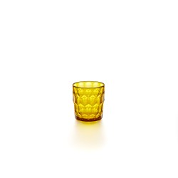 Verre bas jaune safran 36...