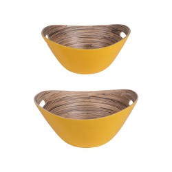 Set de 2 saladiers Bambou...