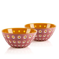 Lot de 2 bols 12 cm mauve,...