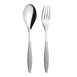 Couverts de service gris hiver