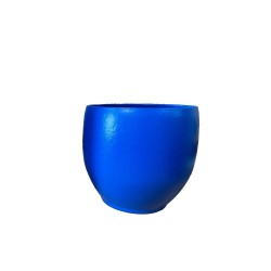 Cache pot Esna 35 x 34 cm bleu