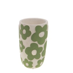 Vase ciment Marguerite 25 cm 