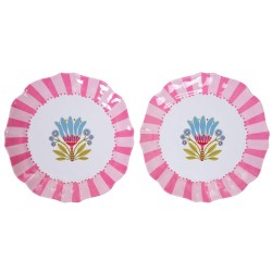 Lot de 2 assiettes candy 
