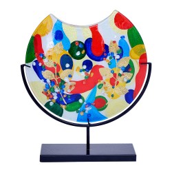 Vase arc Koï 33x37 cm