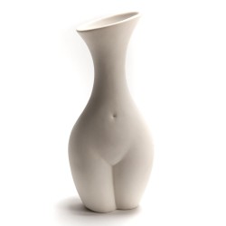 Vase Corps femme blanc 26 cm  