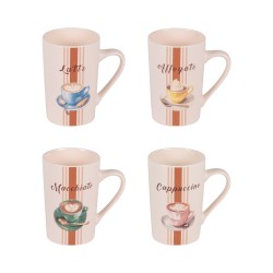 Coffret de 4 mugs Barista...