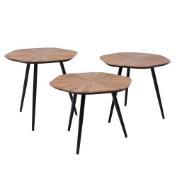 Set de 3 tables Hexa...