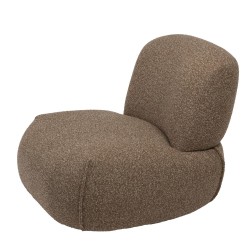 Fauteuil marron Cyrus