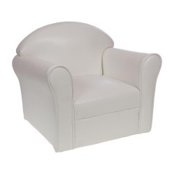 Fauteuil Club enfant blanc