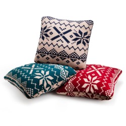 Coussin Ski maille  (lot de 3)