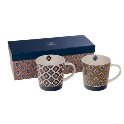 Coffret de 2 mugs Laure 45 cl