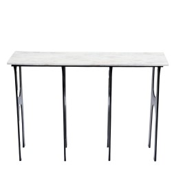 Console marbre blanc Ethnique