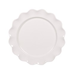 Assiette plate beige Agra...