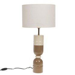 Lampes Smiles taupe abat...