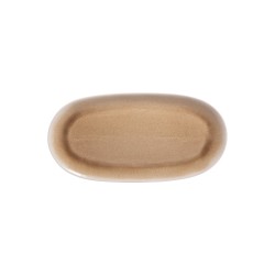 Plat ovale Oslo jaune 38x19 cm