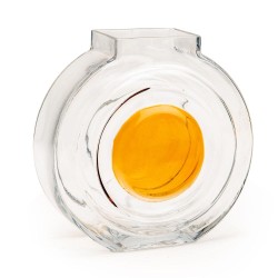 Vase Rond Ambre 20 cm
