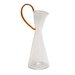 Vase Yuma anse ambre 22 cm