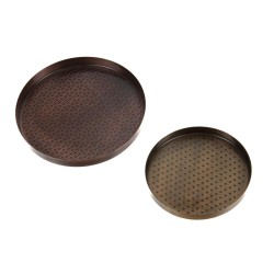 Set de 2 plateaux décoratif...