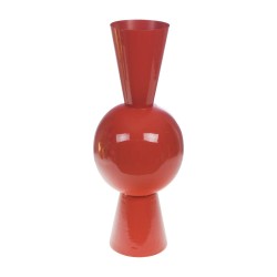 Vase Gatsby brique en métal...