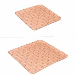Set de 2 plateaux carrés...