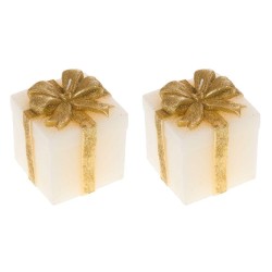 Bougie cadeau crème...