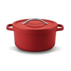 Cocotte ronde rouge 24 cm...