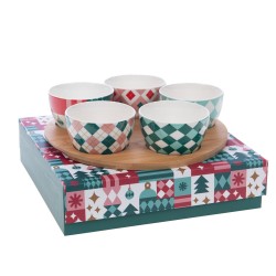 Coffret apéritif 5 bols Santa