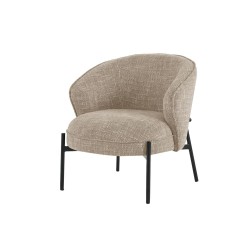 Fauteuil Carl taupe 