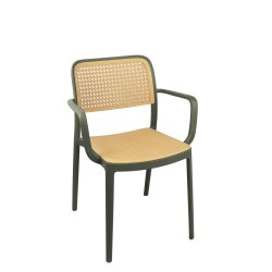 Fauteuil Karl kaki