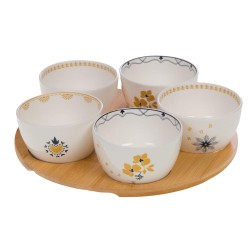 Coffret 5 bols Poésie