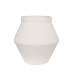 Vase Avila blanc 45 cm