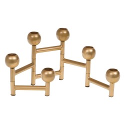 Bougeoir de table en aluminium