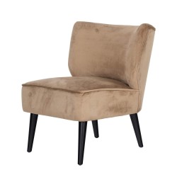 Fauteuil cocktail beige