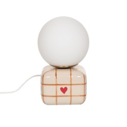 Lampe chevet Maya coeur